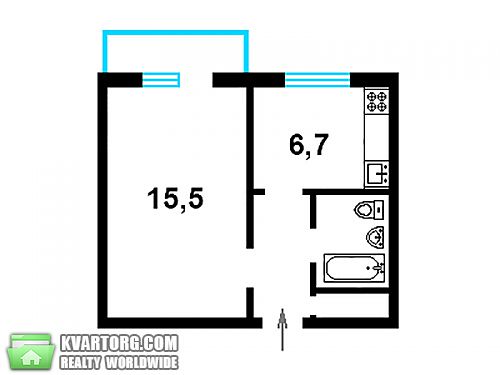 продам 1-комнатную квартиру. Киев,  Кондратюка - фото 5