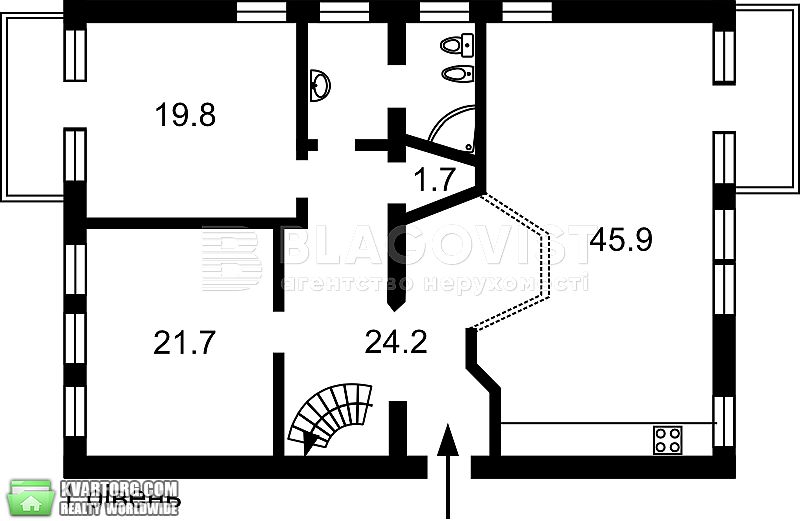 Sell 4-room apartment. Киев,  Щекавицкая — photo 2
