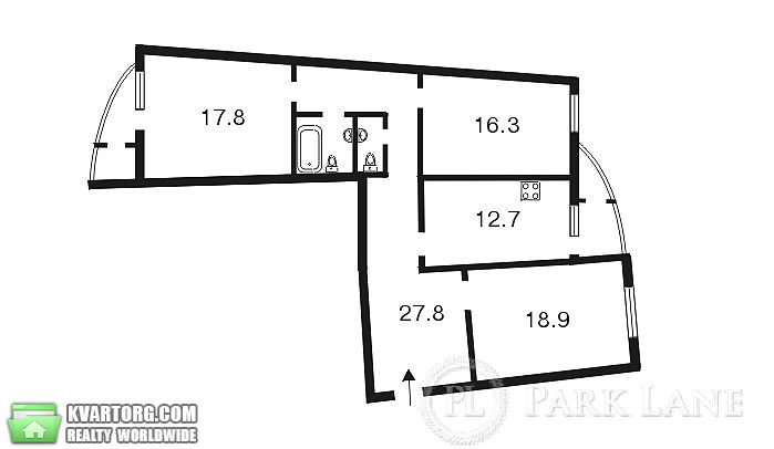 Sell 3-room apartment. Киев, Днепровская наб — photo 4