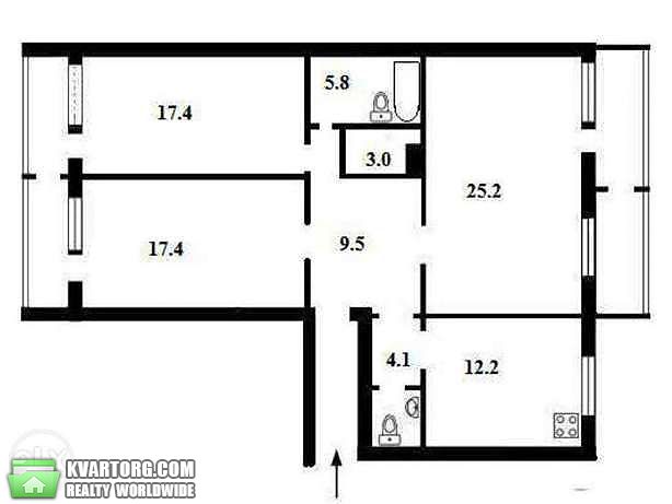 Sell 3-room apartment. Киев,  Гмыри — photo 4