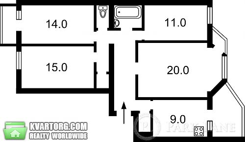 Sell 3-room apartment. Киев, Галана — photo 2