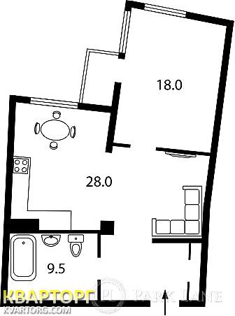Sell 2-room apartment. Киев, Ломоносоова — photo 3
