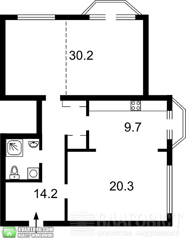 Sell 2-room apartment. Киев,  Котельникова — photo 5
