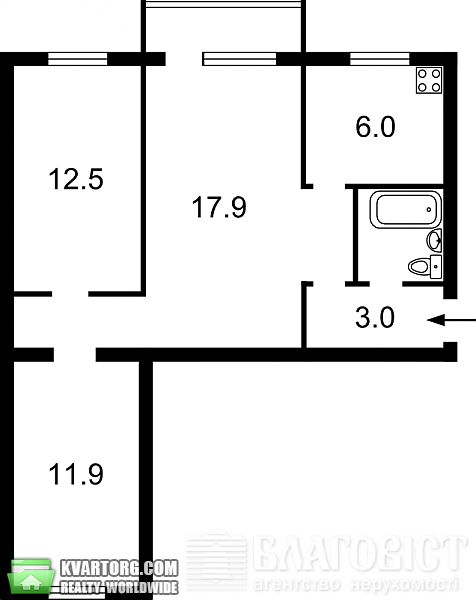 Sell 3-room apartment. Киев, Добрый путь — photo 9