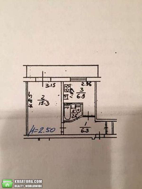 Sell 1-room apartment. Киев, Иорданская — photo 6