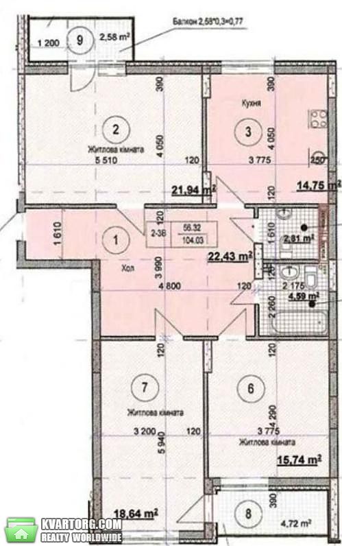 Sell 3-room apartment. Киев,  Златоустовская — photo 4