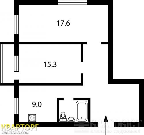 Sell 2-room apartment. Киев,  40-летия Октября просп — photo 5
