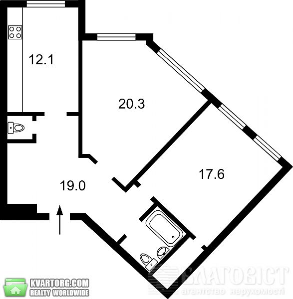 Sell 2-room apartment. Киев, Ахматовой — photo 5