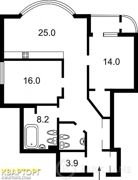 Sell 3-room apartment. Киев,  Барбюса — photo 2