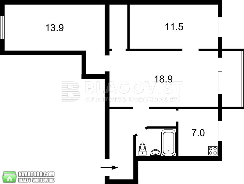 Sell 3-room apartment. Киев, Маричанська — photo 3