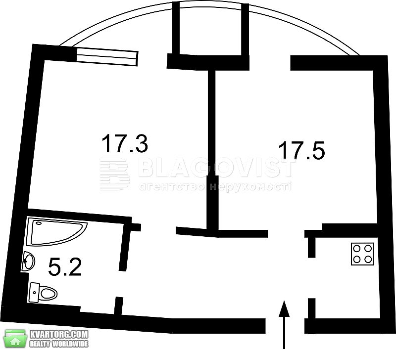 Sell 2-room apartment. Киев,  Урловская — photo 1