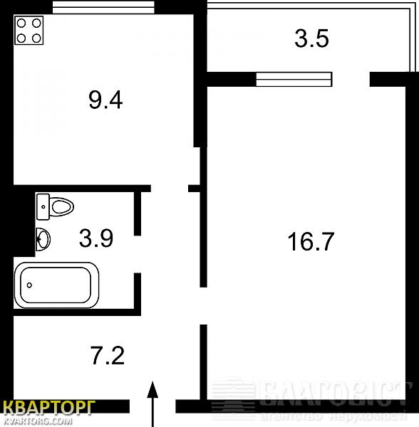 Sell 1-room apartment. Киев, Ломоносова — photo 4