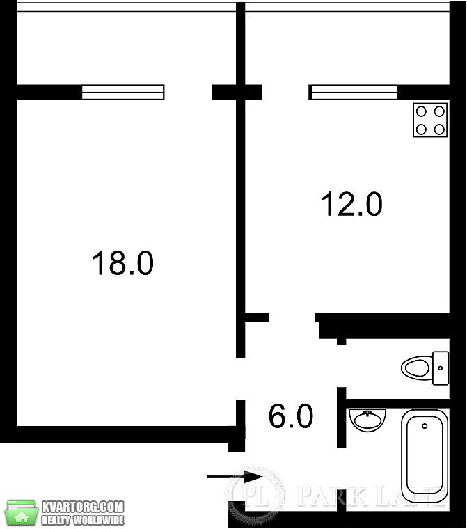 Sell 1-room apartment. Киев,  Григоренко пр — photo 6