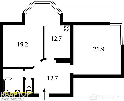 Sell 2-room apartment. Киев,  Тимошенко — photo 2