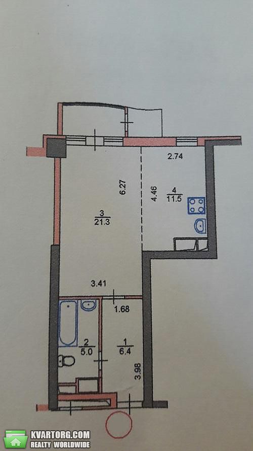 Sell 1-room apartment. Киев,  Воссоединения пр — photo 5
