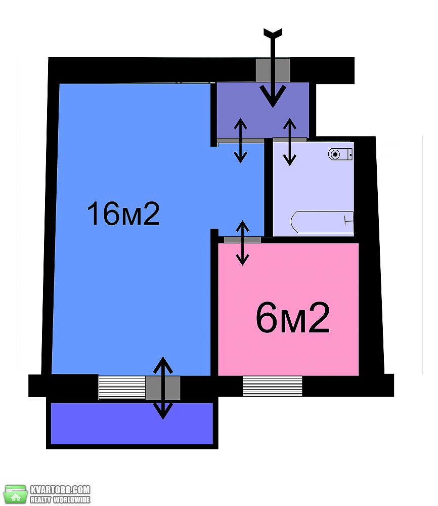 Sell 1-room apartment. Черкассы, бул.Шевченка — photo 7