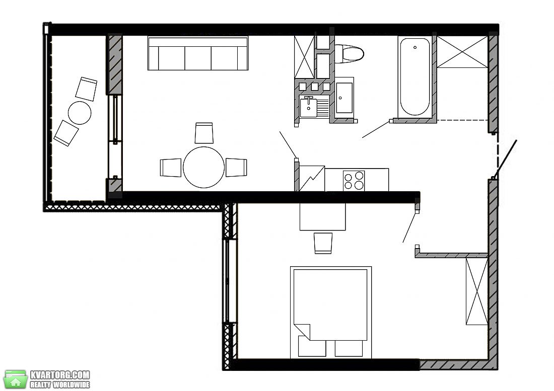 Sell 2-room apartment. Одесса, Среднефонтанская — photo 9