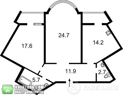 Sell 2-room apartment. Киев, Княжий Затон — photo 4
