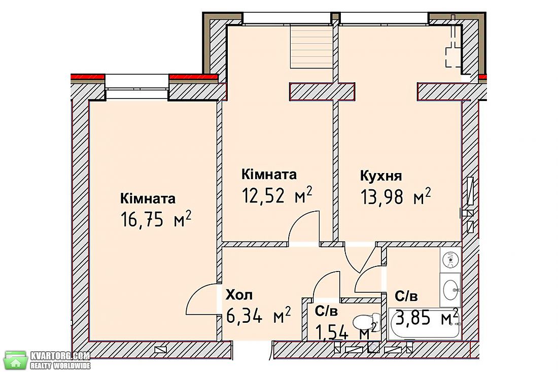 Sell 2-room apartment. Одесса, Бочарова — photo 3