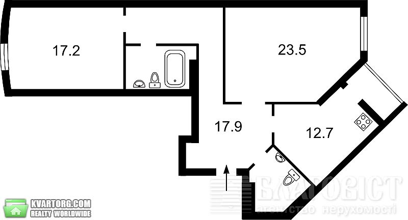 Sell 2-room apartment. Киев, Вышгородская — photo 2