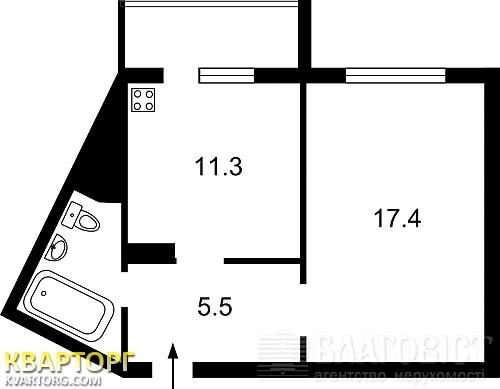 Sell 1-room apartment. Киев, Е. Чавдар — photo 5