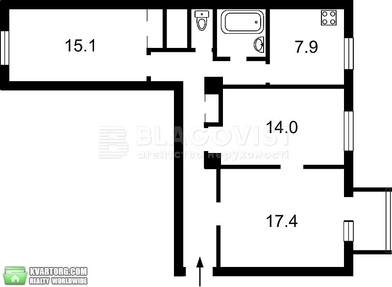 Sell 3-room apartment. Киев, Велика Васильківська — photo 1