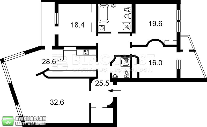 Sell 4-room apartment. Киев,  Ковпака — photo 1