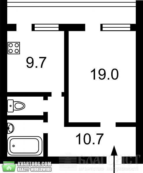 Sell 1-room apartment. Киев, Урловская — photo 8