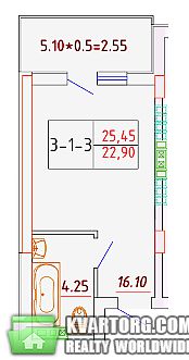 Sell 1-room apartment. Одесса, бочарова — photo 2