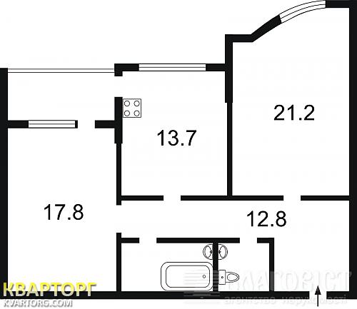 Sell 2-room apartment. Киев,  40-летия Октября просп — photo 2