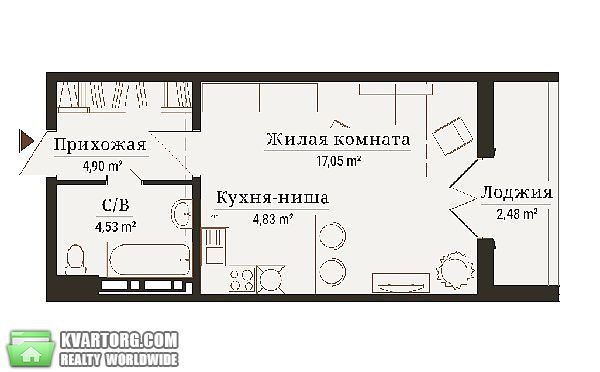 Sell 1-room apartment. Киев, Максимовича — photo 4