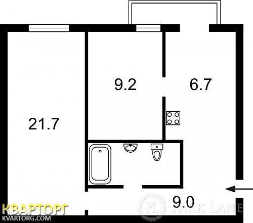 Sell 2-room apartment. Киев,  Институтская — photo 2