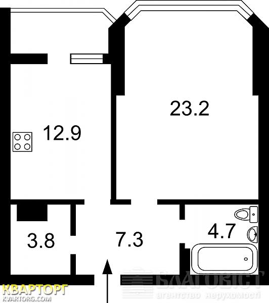 Sell 1-room apartment. Киев, Чавдар — photo 2