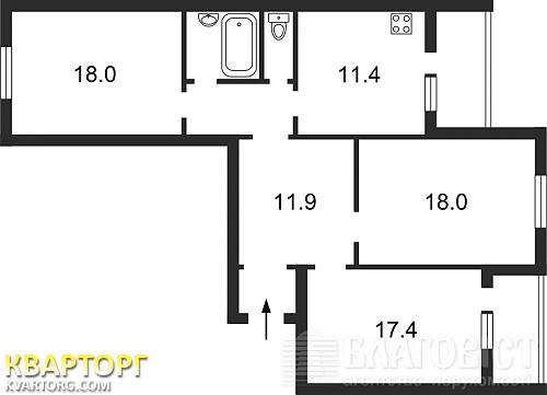 Sell 3-room apartment. Киев,  Урловская — photo 2