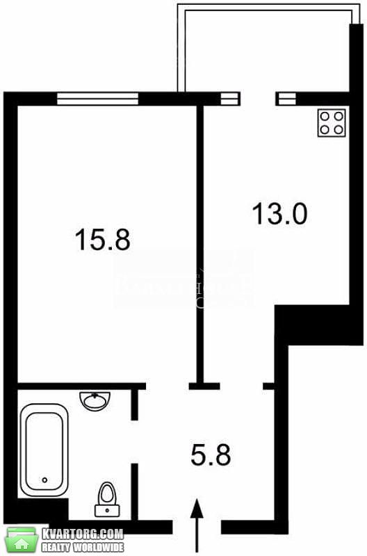 Rent out 1-room apartment. Киев,  Петрицкого — photo 10