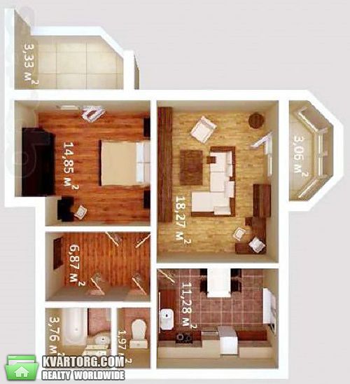 Sell 2-room apartment. Киев,  метро — photo 6
