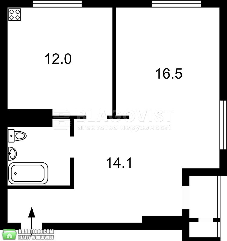 Sell 2-room apartment. Киев,  Драгомирова — photo 4