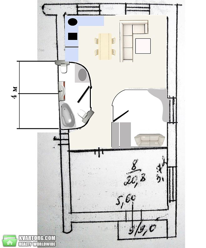 Sell 3-room apartment. Днепропетровск, Шмидта — photo 3