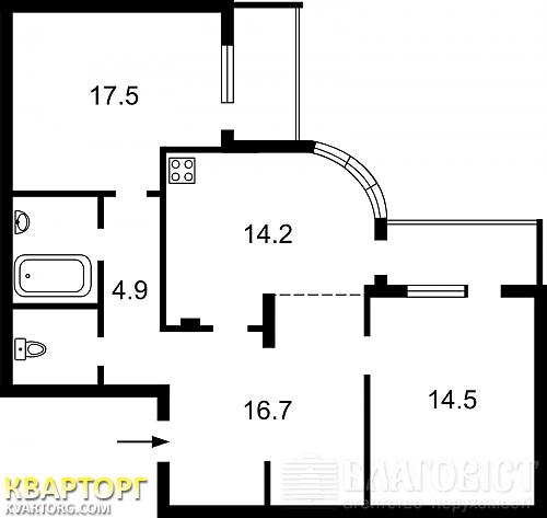 Sell 2-room apartment. Киев, Касияна — photo 7