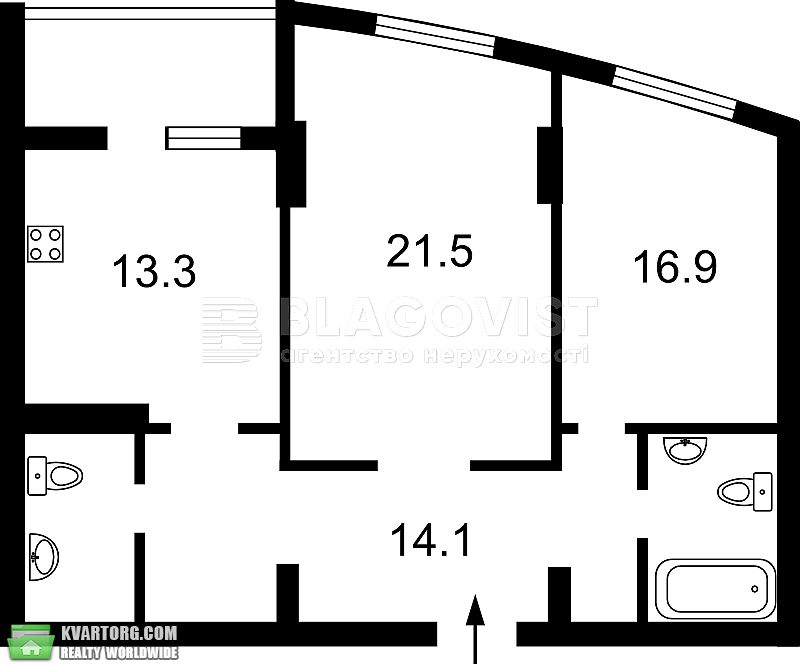 Sell 2-room apartment. Киев, Победы просп., — photo 2