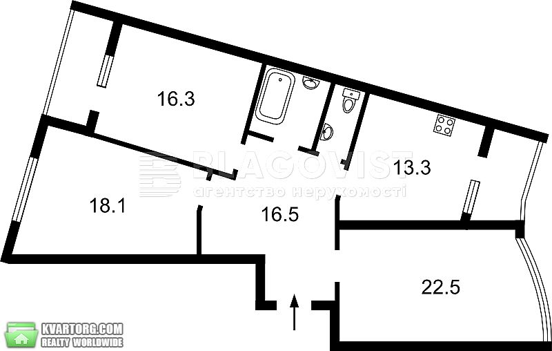 Sell 3-room apartment. Киев, Сикорського Игоря — photo 2