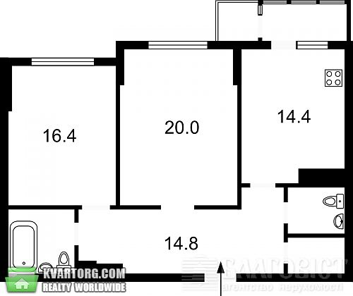 Sell 2-room apartment. Киев, Красноткацкая — photo 1