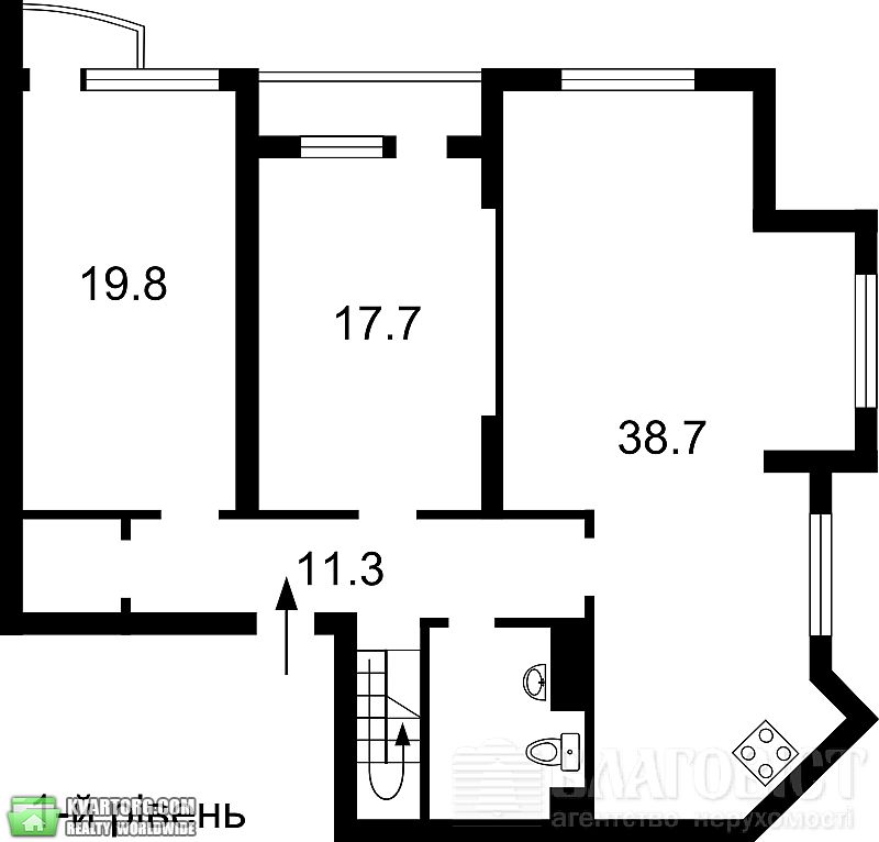 Sell multi-room apartment. Киев,  Дмитриевская — photo 2
