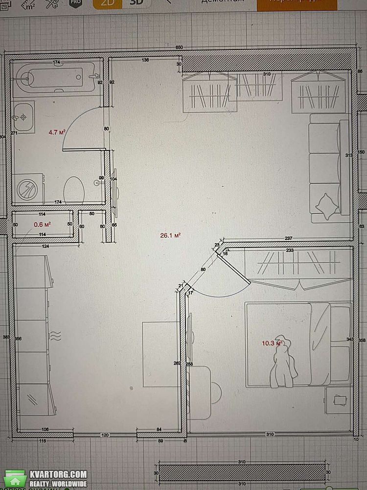 Sell 2-room apartment. Одесса, Жемчужная — photo 4