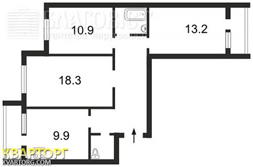 продам 3-комнатную квартиру. Киев,  Героев Сталинграда просп. 14 - фото 2