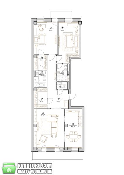 Sell 3-room apartment. Киев, Новоселицкая — photo 6