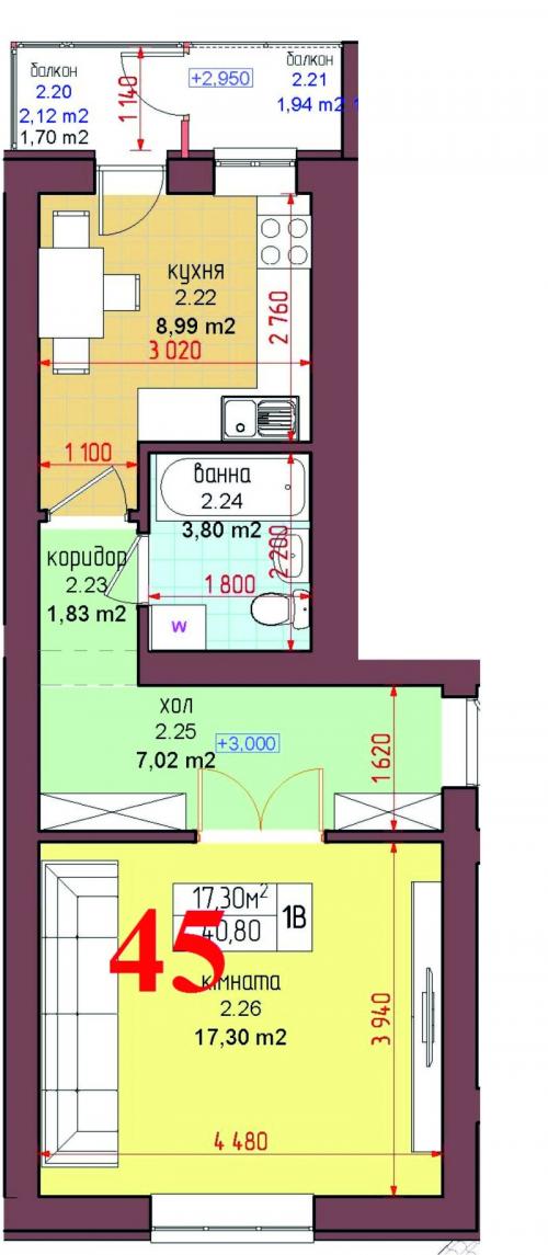 продам 1-комнатную квартиру. Киев,   Богдана Хмельницкого - фото 9