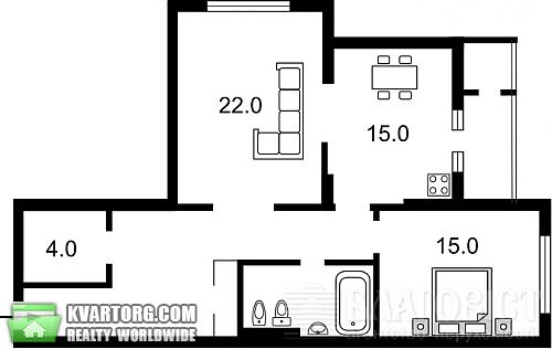 продам 2-комнатную квартиру. Киев,  Днепровская наб - фото 2