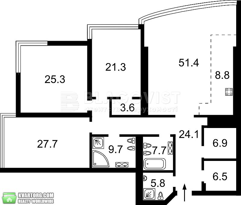 Sell 3-room apartment. Киев,  Кловский спуск — photo 1