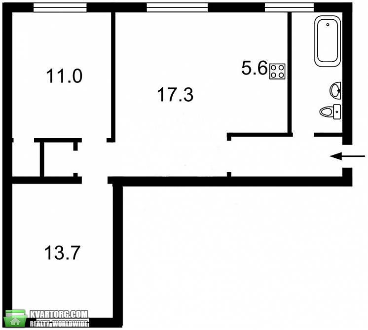 Sell 3-room apartment. Киев,  Русановская наб — photo 10